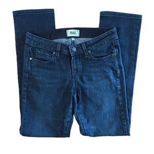 PAIGE Dark Blue Skyline Straight Denim Jeans Size 26